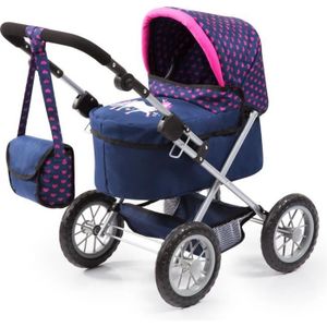 LANDAU - POUSSETTE Landau pour poupée licorne bleu BAYER Trendy - Rég