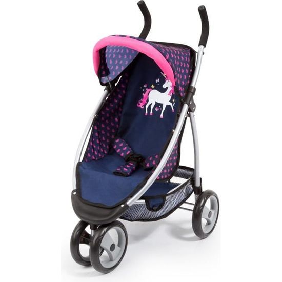 Poppenwagen Tweelingwagen 16722 Knorrtoys 16722 Poussette Double Pour Poupée Duo Poppenwagen Verstelbare Kap