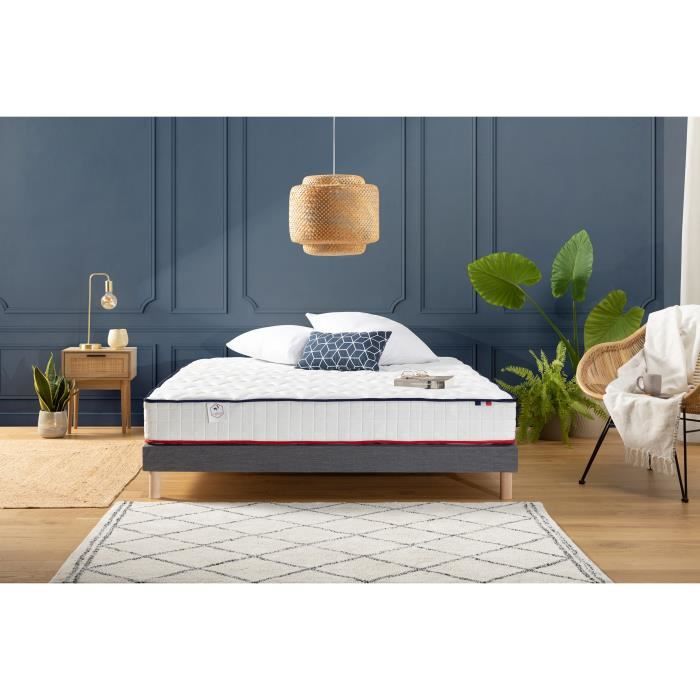 CONFORT DESIGN Matelas 140 x 190 cm - Ressorts ensachés - Ferme - AMBOISE -  Cdiscount Maison