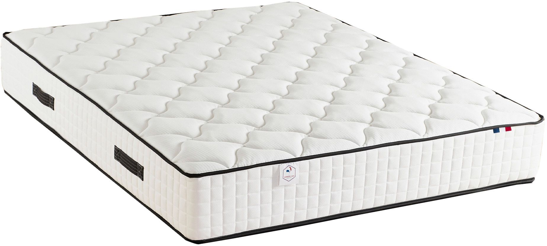 CONFORT DESIGN Matelas ressort 140x190 cm accueil souple soutien ferme &eacute;paisseur 30 cm 7 zones