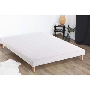 Lit Sommier 140x190 - Tapissier Déco Orthopédie Resistant Jusqu'à 120 Kg  Par Personne à Prix Carrefour