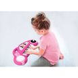 Lexibook - Piano Barbie électronique pour enfants - Effets lumineux et microphone - Haut parleur intégré - Rose-3