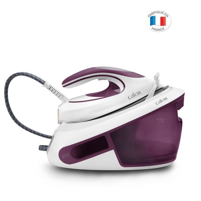 CALOR Centrale vapeur, 6,5 bars, Pressing 420 g/min, Vapeur 120 g/min, Collecteur calcaire exclusif,