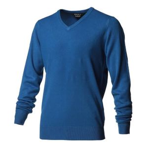Né riche Indium Knitwear Pull Homme Gents Pullover Pleine Longueur Col V Manches