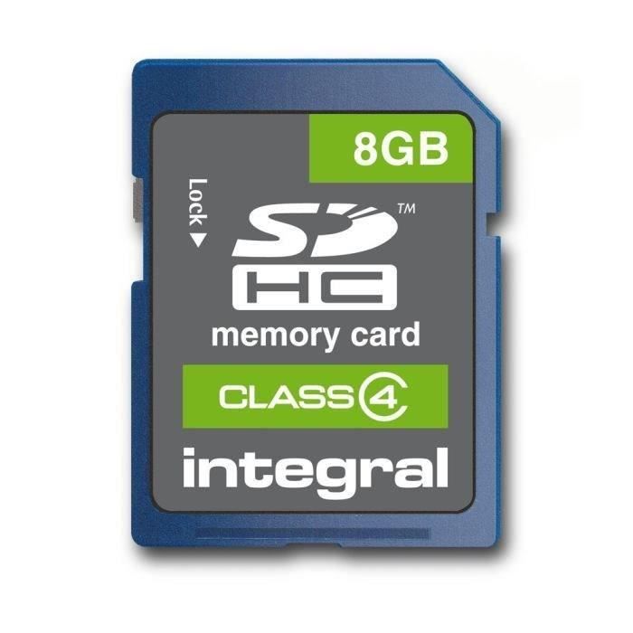 Integral carte SD 8 Go classe 4