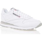 REEBOK Basket Homme Leather - Multisport - Blanc et Beige