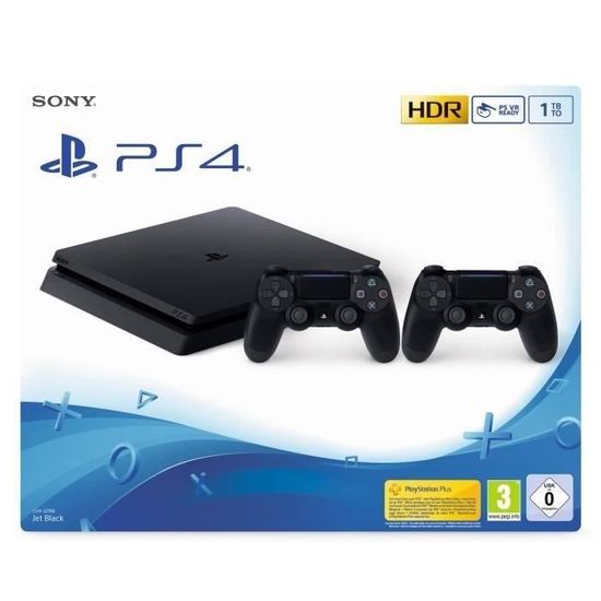 Ps3 slim noire 500 go d'occasion - Consoles