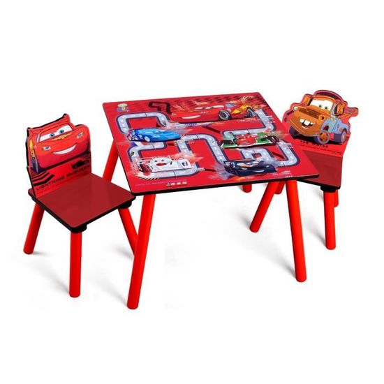 DELTA CHILDREN CARS Table enfant et 2 chaises - Cdiscount Jeux - Jouets