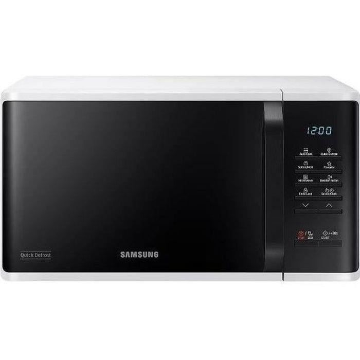 Micro-Ondes Solo Samsung MS23K3513AW – 23L, 800W, Cavité Céramique Émail - vue 8