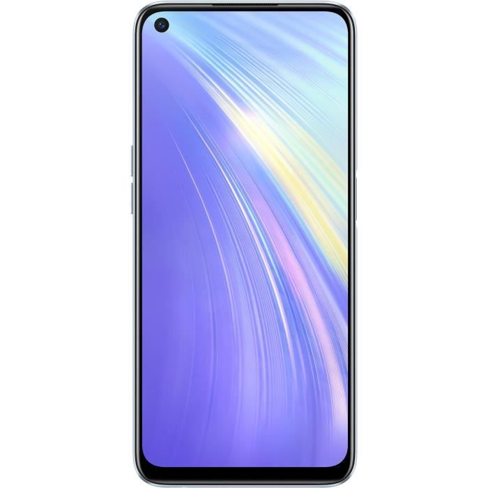 Vente Téléphone portable REALME 6 Comet white 64 Go - RAM 4 Go pas cher Vente Téléphone portable REALME 6 Comet white 64 Go - RAM 4 Go pas cher