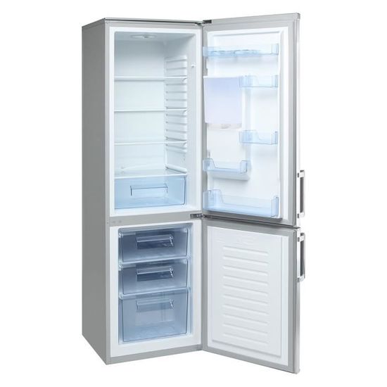 Réfrigérateur Continental Edison 4 Portes 464L Noir - Distributeur D'Eau