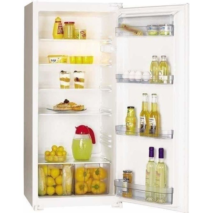 Continental Edison Refrigerateur 1 Porte Encastrable 200l Froid Statique A L 54cm X H 122 5cm Achat Vente Refrigerateur Classique Continental Edison Refrigerateur 1 Porte Encastrable