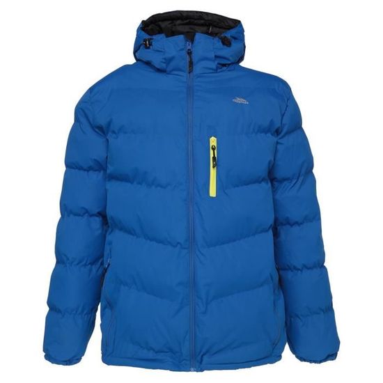 Trespass Ryssa Veste Matelassée Homme à Capuche Amovible – Bleu Marine TRESPASS