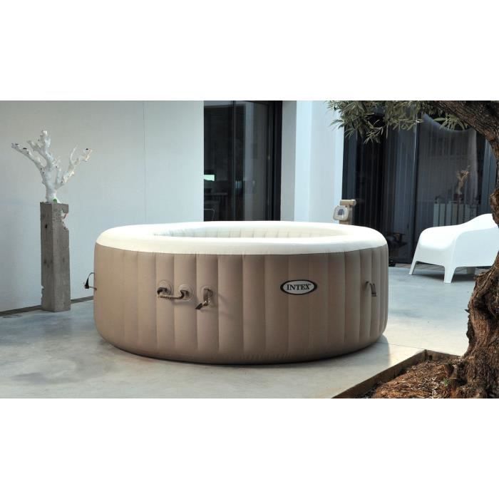 intex pure spa spa à bulles rond 4 places gonflable 1,91 x 0,71 m