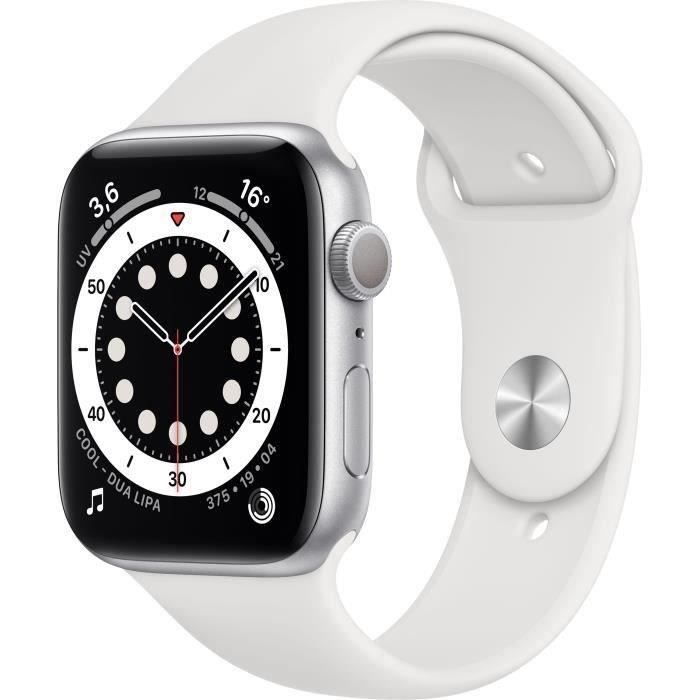 Apple Watch Series 6 GPS 44mm Boîtier aluminium Bracelet 2020 Etat correct - vue 3
