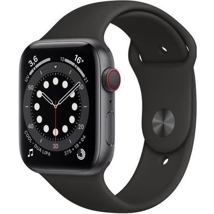 Apple Watch Series 6 GPS + Cellular 44mm Boîtier aluminium Bracelet 2020 Etat correct - vue 3