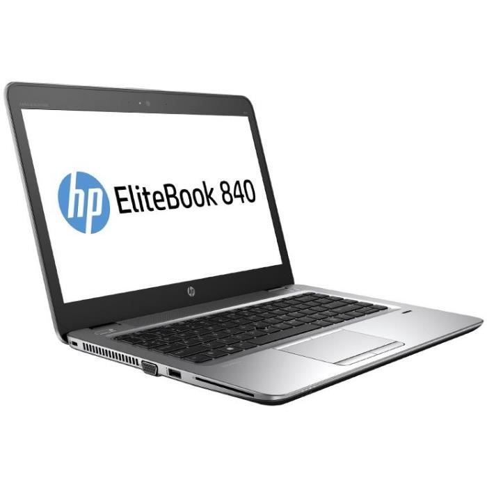 Ordinateur Portable HP 840 G3 - Core i5 - RAM 16Go - SSD 480Go - Linux - Reconditionné - Etat correct