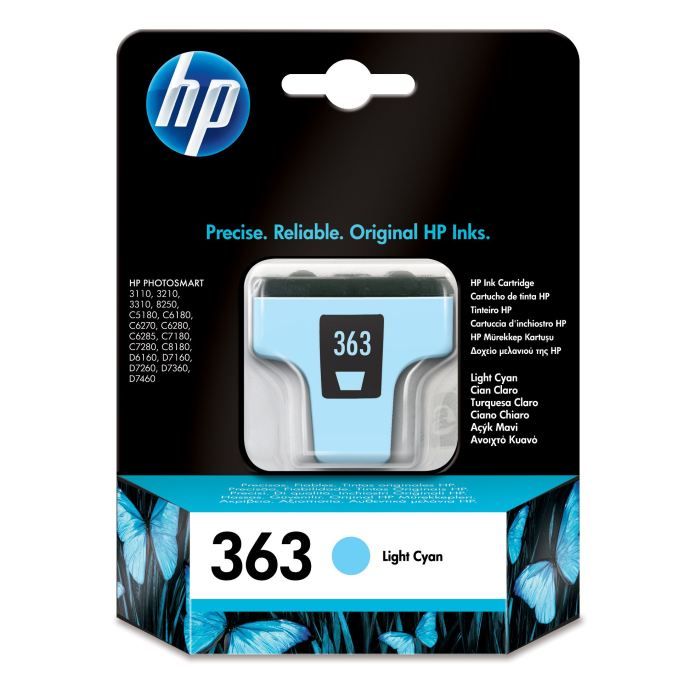 Eurotone 6 Cartucce Compatibili Per HP 363 – Set Completo: Nero XL, Ciano, Magenta, Giallo + Light – Per Photosmart Serie C/D