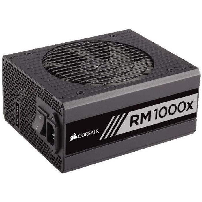 CORSAIR Alimentation PC RM1000x - 1000W - 80PLUS Gold - Modulaire (CP-9020094-EU)