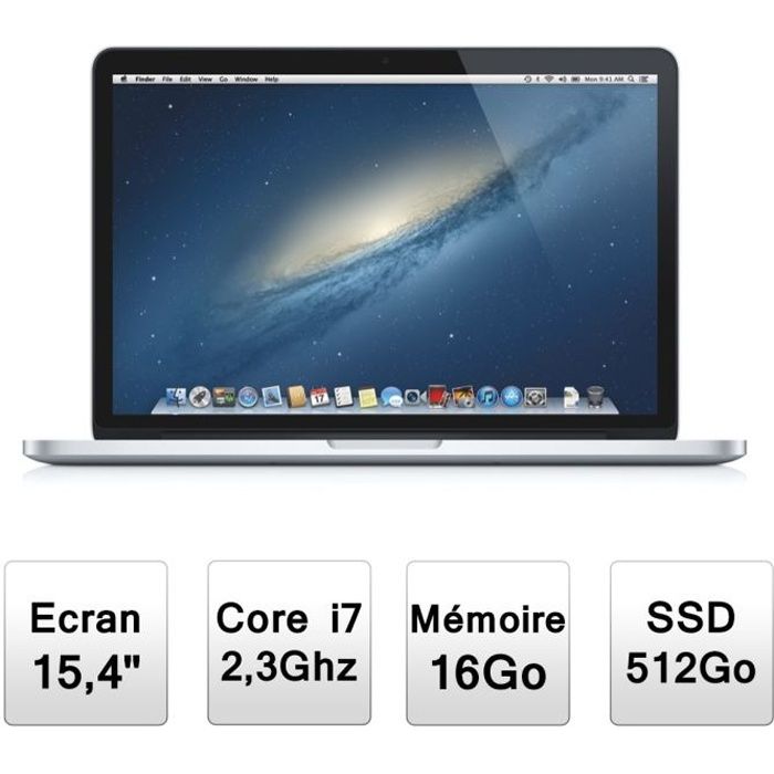 Vente PC Portable Apple MacBook Pro 15,4" ( ME294F/A ) pas cher Vente PC Portable Apple MacBook Pro 15,4" ( ME294F/A ) pas cher