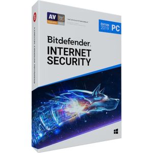 ANTIVIRUS Bitdefender Internet Security 2019 - 2 ans - 5 PC