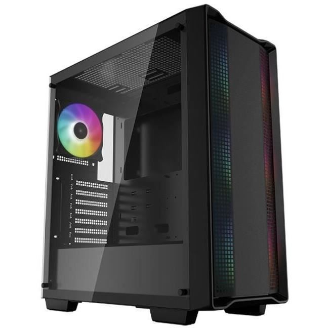 Boitier sans alimentation - DEEPCOOL - CC560 ARGB Noir - Moyen tour - Format ATX - Ventilateur(s) in