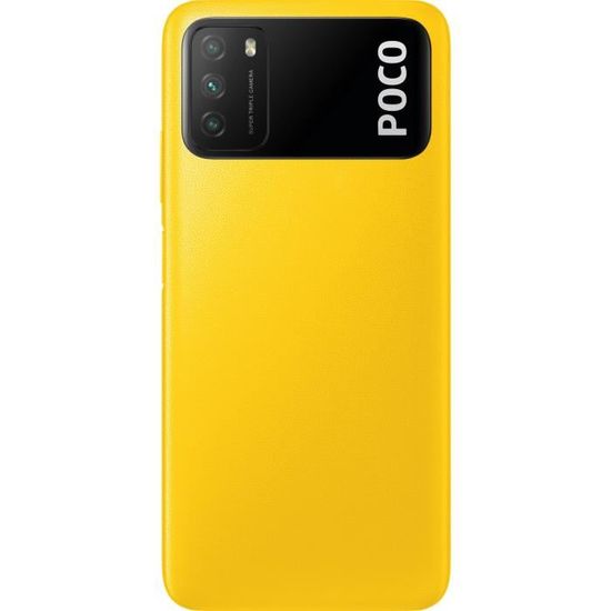 Smartphone Xiaomi Poco M3 Pro 64Go Jaune - 4Go RAM - Double SIM - Android 11 - Radio FM - 6,5" - FDD-LTE