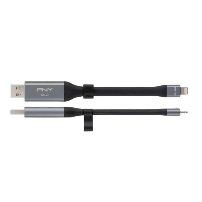 PNY Duo Link 3.0 lecteur USB flash USB Type A / Lightning 3.2 Gen 1 3.1 Gen 1 Neuf - vue 4