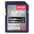 INTEGRAL MEMORY Premium High Speed SDHC/XC V30 UHS-I U3 Carte SDXC 64GB-1