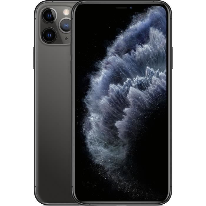 Achat T&eacute;l&eacute;phone portable APPLE iPhone 11 Pro Max Gris sidéral 64 Go pas cher
