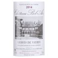 Château Bel-Air 2014 Graves de Vayres - Vin rouge de Bordeaux-1