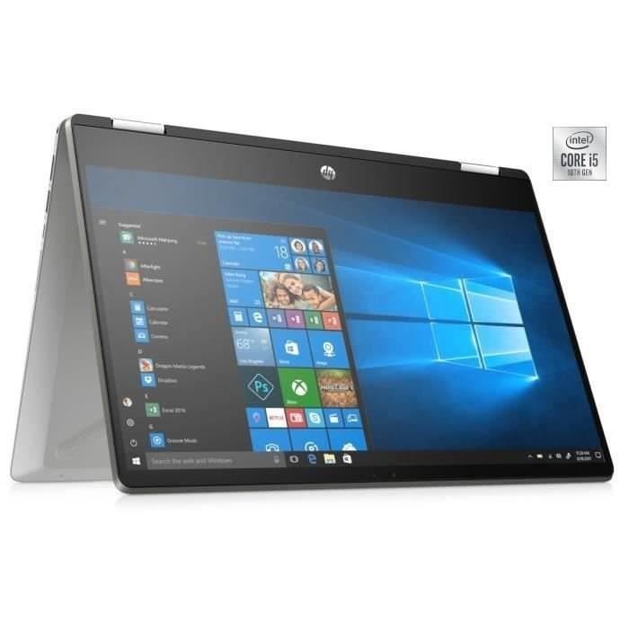 Top achat PC Portable HP PC Portable Pavilion 14-dh1004nf - Processeur Intel® Core™ i5-10210U - 14"FHD - RAM 8Go - Stockage 128Go SSD + 1To HDD - Win 10 pas cher
