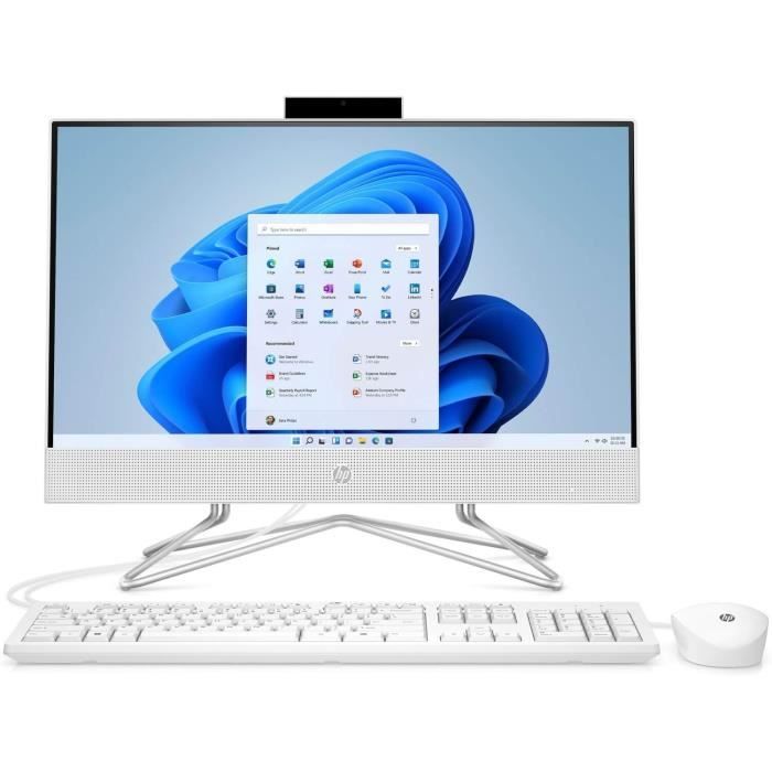 PC de Bureau HP All-in-One 22-dd0194nf - 21,5 FHD - Intel Celeron J4025 - RAM 8Go - 256Go SSD - Wind