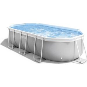 Kit piscine tubulaire à prisme ovale Intex (l) 4,00 x (l) 2,00 x (h) 1,00 m