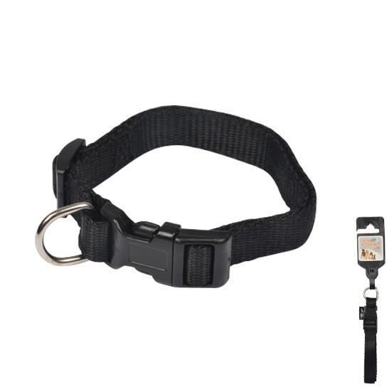Meilleurs prix pour collier reglable en pp de 30 a 45cm*largeur 16mm - noir