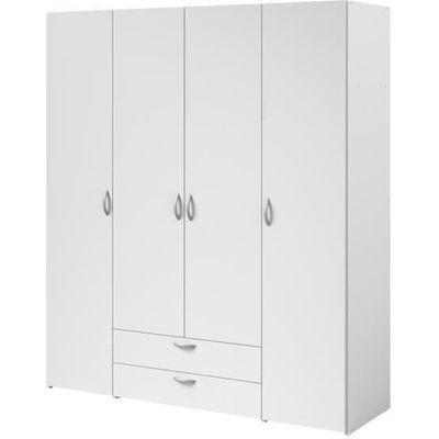 Armoire  4 portes + 2 tiroirs