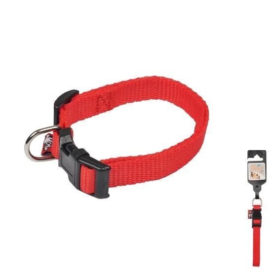 Comparer les prix de collier reglable en pp de 30 a 45cm*largeur 16mm - rouge