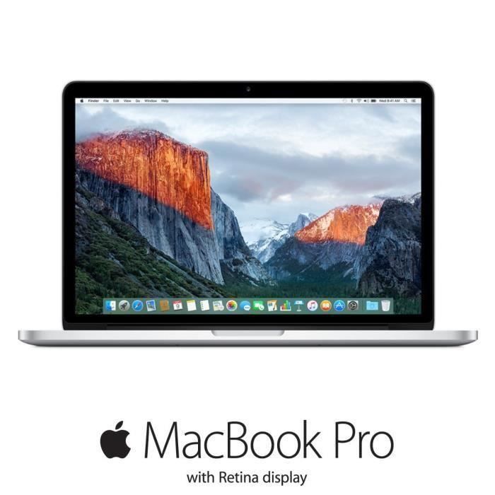 MacBook Pro 13 (Début 2015) - Core i5 2.7 GHz - 8 Go - 128 Go - Ordinateurs