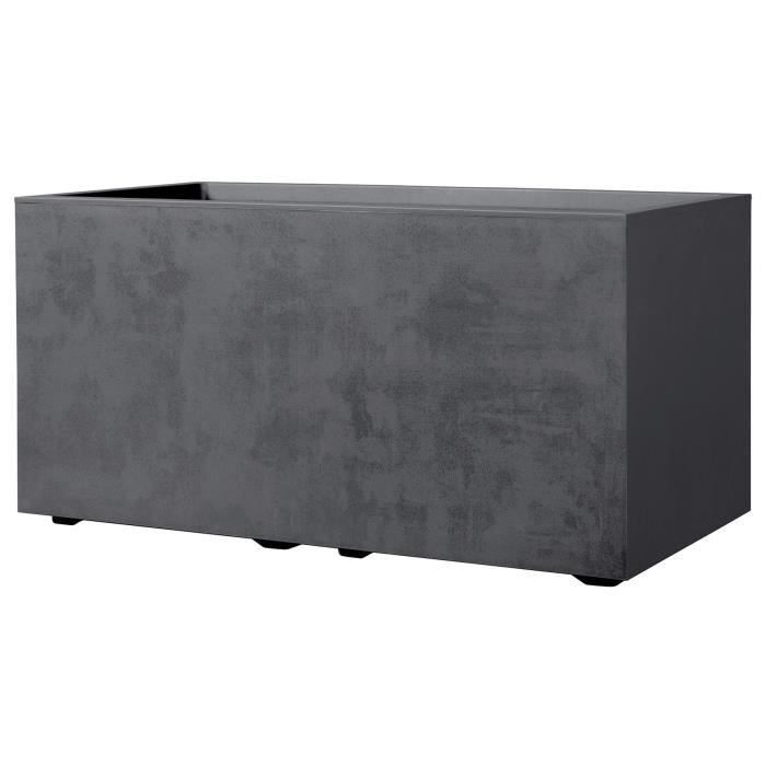 Jardinière Muret DEROMA Millennium R A réserve d'eau 79 cm