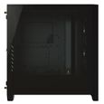 CORSAIR Boîtier PC iCUE 4000X RGB - Moyen Tour - Verre trempé - Noir (CC9011204WW)-2