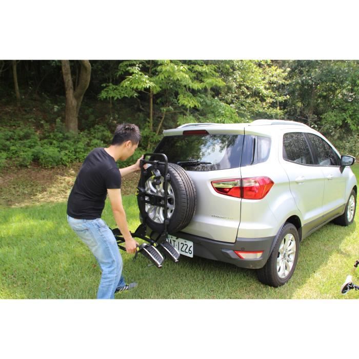 BUZZRACK PILOT 4x4 SUR ROUE DE SECOURS POUR 2 VELOS pr mont