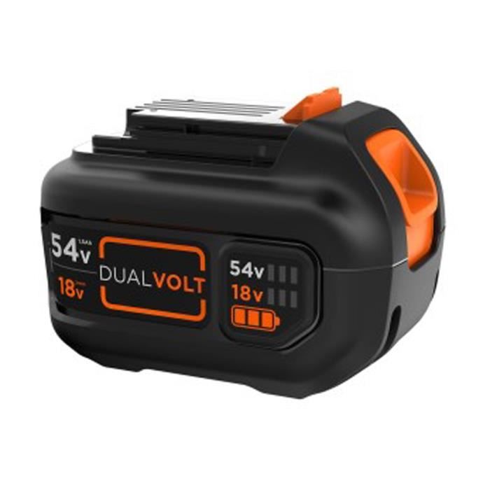 Batterie BLACK + DECKER Dualvolt 54V 1,5 Ah - Compatible avec la gamme d'outils 18V