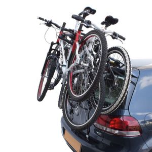 Porte-vélo Mottez 3 vélos à fixation sur coffre, barres de toit ou barres  railing