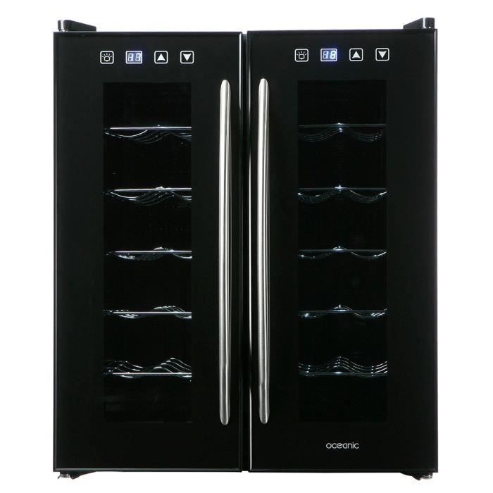 OCEANIC WC24Z2 Cave à vin de service 24 bouteilles Pose libre Classe C L 50,5 x H 62