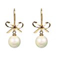 Argent Sterling 925 Boucles D/'oreille Star Fashion Perle Boucles d/'Oreilles Pendantes Fille Cadeau