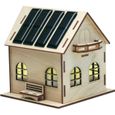 Maison solaire - SOL EXPERT - La villa du soleil - Pour enfants à partir de 12 ans - Fenêtres illuminées-0