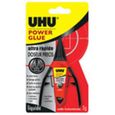 UHU Power Glue Liquide Doseur - Colle super-forte ultra-rapide avec système de doseur précis  papier imprimante - ramette - rouleau-0