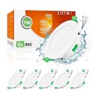 YIKXIULF Spot LED Encastrable Extra Plat - spot led - 7W -2700K 4000K 6000K - Trou Φ75-90mm - 6Pcs - Pour Salle de Cuisine Salon Couloir
