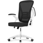 BIGZZIA Chaise de bureau à roulette 360° | Fauteuil de bureau Ergonomique | Hauteur & dossier Ajustable / accoudoirs réglables | Charge max