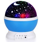 SAFIRST Galaxy Nuit Projecteur pour Enfant, Décoration de Chambre à Coucher à LED, 8 Modes D'allumage-Bleu ciel